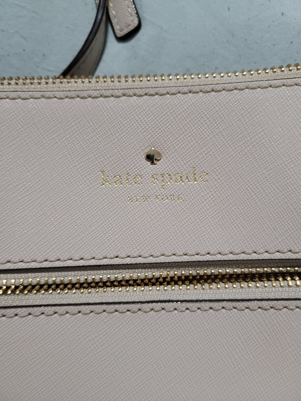 Kate Spade Laurel Way Rima Crossbody Bag Chalk Pink Saffiano Leather - Picture 2 of 5
